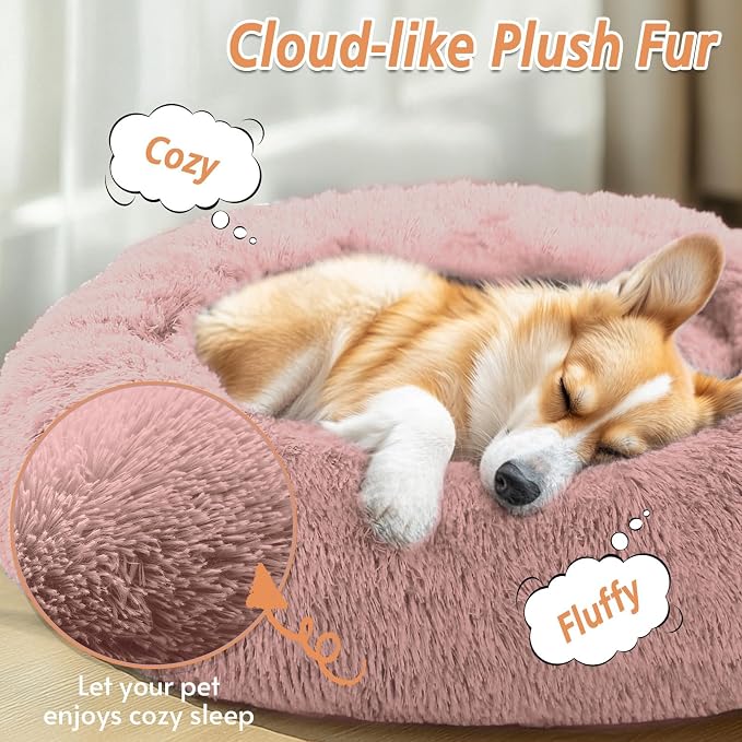 JOLLYVOGUE Calming Dog Bed for Small Dogs - Image 2