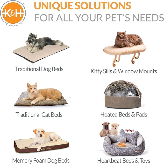 K&H Pet Products Bolster Kitty Sill Cat Window Perch Bed - Image 8