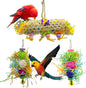 EBaokuup 3Pack Bird Chewing Toys Foraging Shredder Toy Parrot Cage Bird Loofah by EBaokuup