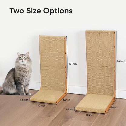 AGYM Cat Scratcher, 23 inch L Shape Cat Scratching Pad - Image 4