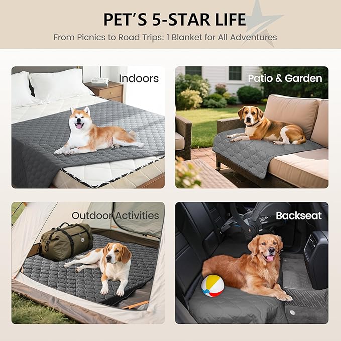 gogobunny 3X Stronger Waterproof Pet Blanket, Scratch Proof Furniture Protector - Image 3