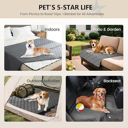 gogobunny 3X Stronger Waterproof Pet Blanket, Scratch Proof Furniture Protector - Image 5