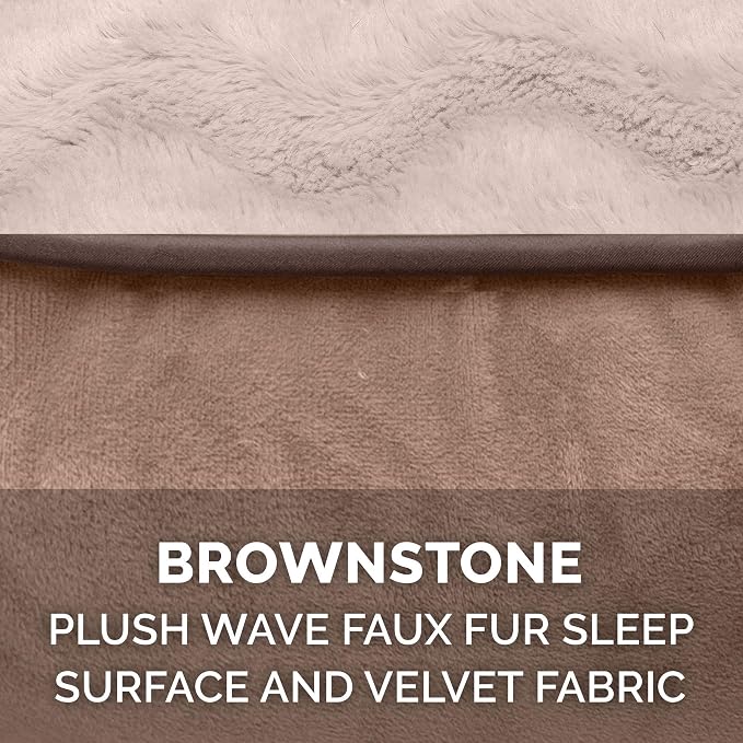Furhaven Memory Foam Dog Bed for Medium/Small Dogs w/ Removable Bolsters & - Image 6