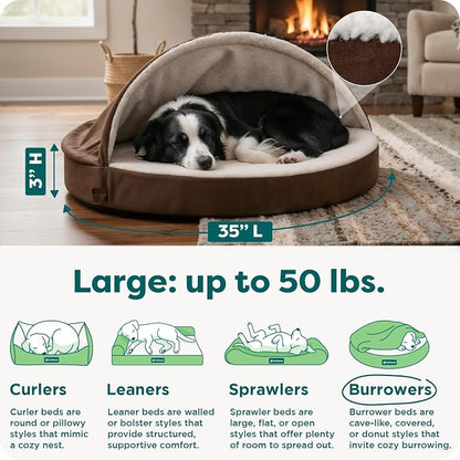 Furhaven 35" Round Orthopedic Dog Bed - Image 3