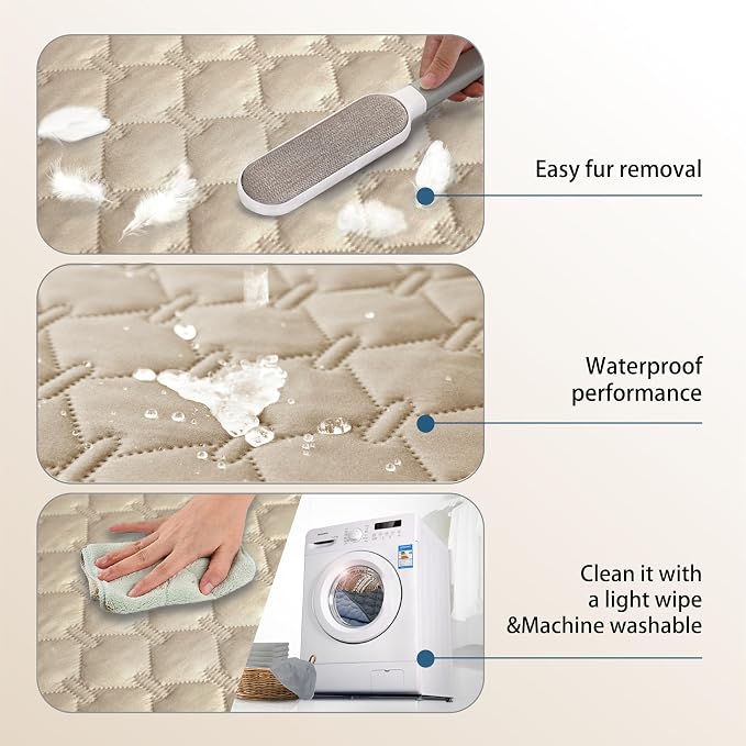 gogobunny 3X Stronger Waterproof Pet Blanket, Scratch Proof Furniture Protector - Image 8