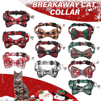 10 Pcs Christmas Cat Collar Breakaway - Image 5