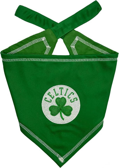 Pets First NBA Boston Celtics TIE Bandana, Size Large/X-Large. Dog Bandana by PETSFIRST