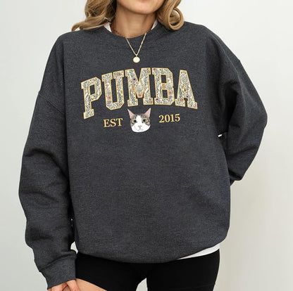 Custom Pet Sweatshirts with Photo and Name, Personalized Dog Sweatshirt - Image 2