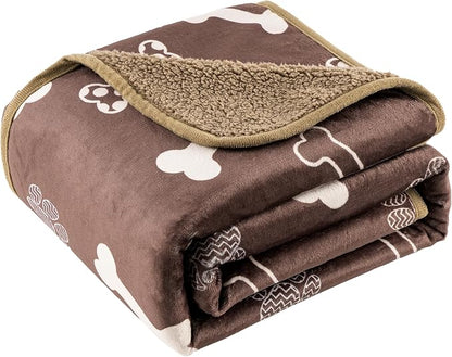 Waterproof Dog Blankets Pet Blanket 60"x80", Soft Fluffy Sofa Car Bed Protector by CAPTSNOOZE