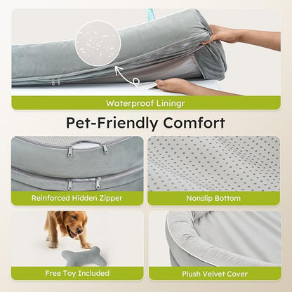XL Orthopedic Dog Bed, Extra Large Dog Bed, Dog Sofa - Image 6
