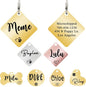 Ultra Joys Dog ID Tag, Custom Dog Tag Personalized Cat Tag, Pet ID Tag by UltraJoys