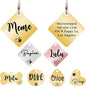 Ultra Joys Dog ID Tag, Custom Dog Tag Personalized Cat Tag, Pet ID Tag by UltraJoys