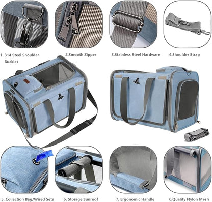 Cats Carrier Soft Small Dog Carriers - Image 3
