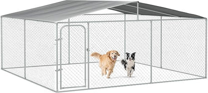 PawHut Outdoor Dog Kennel, Heavy Duty Dog Run Outdoor Fence by PawHut