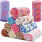 Tatuo 12 Pieces Puppy Blanket Warm Dog Cat Sleep Mat Pet Kitten Doggy Fleece by Tatuo