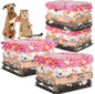 12 Pcs Small Dog Blanket Fleece Puppy Blankets Washable Pet Blankets by Retainbre