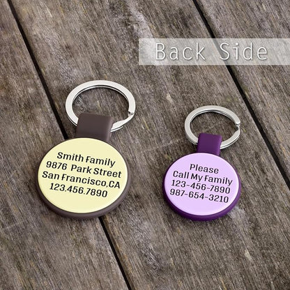 Silent Silicone Dog Tags, Custom Engraved Pet ID Tags - Image 8
