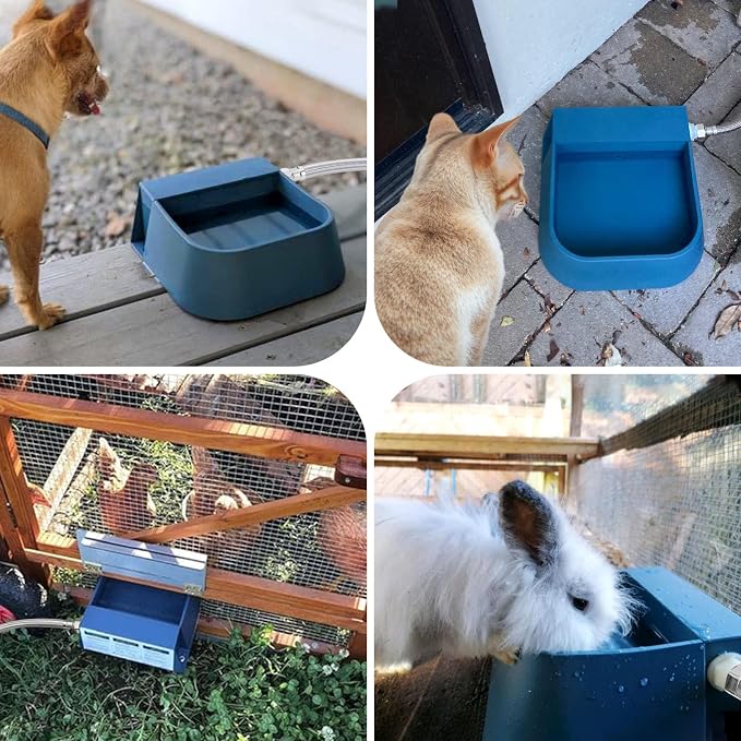 PETLESO Dog Water Bowl Dispenser, Automatic Water Dispenser - Image 2