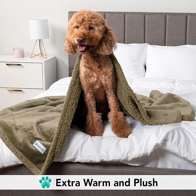 PetAmi Dog Blanket for Bed, XL Pet Blanket Large Dogs, Fleece Furniture Couch - Image 4