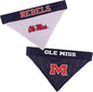 Pets First Collegiate Pet Accessories, Reversible Bandana, Mississippi Ole Miss by PETSFIRST