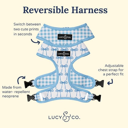 Lucy & Co. Cute Reversible Dog Harness Walking Halter - Image 5