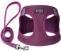 Dog Harness with Leash Set, No Pull Adjustable Reflective Step-in Puppy Pet by BOOMIBOO