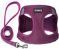 Dog Harness with Leash Set, No Pull Adjustable Reflective Step-in Puppy Pet by BOOMIBOO