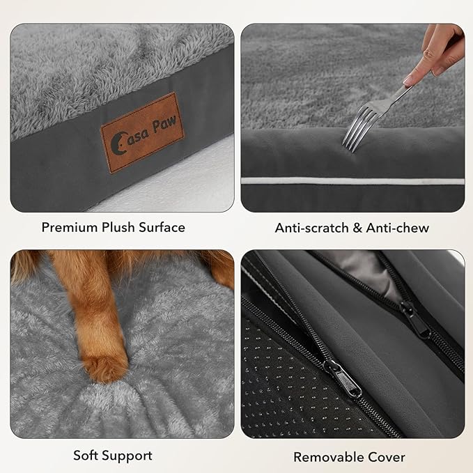 Orthopedic XXL Dog Beds, Waterproof Egg Crate Foam Big Pet Bed - Image 6