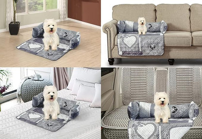 Brilliant Sunshine Quilted Calming Dog Bed Mat, Removable Washable Cover - Image 7