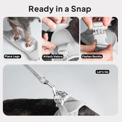 PetiFine Cat Harness and Leash Set, Escape Proof Kitten Harness Reflective - Image 8