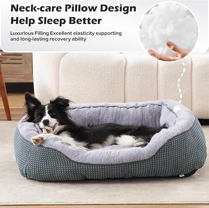INVENHO Small Dog Bed Orthopedic Warming Soft Calming Sleeping Durable - Image 3