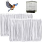 2 Pcs Bird Cage Cover Universal Bird Cage Seed Catcher, Breathable Nylon Mesh by Unknown