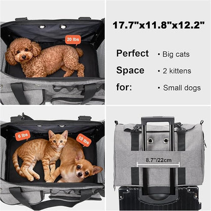 Ownpets TSA Airline Approved Large Pet Carrier, Soft Sided Cat Dog Carrier - Image 9