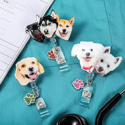 callie Personalized Pet Badge Reel - Image 3