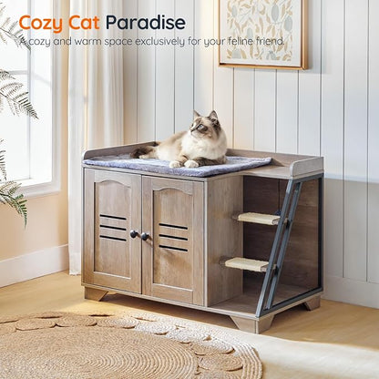 HOOBRO Cat Litter Box Enclosure - Image 4
