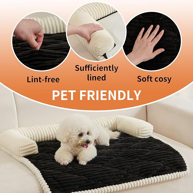 HAOMAIJIA Dog Couch Bed for Small Dogs, Non Slip Pet Couch Covers for Sofa - Image 5