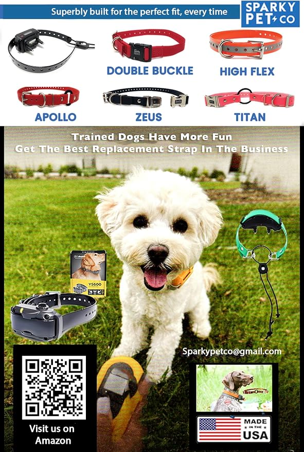 Sparky Pet Co - Surefit ECollar Replacement Strap - Bungee - Waterproof - - Image 2