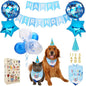 Dog & Cat Birthday Party Decorations Set Include Bandana, Adjustable Hat by COOHAMS