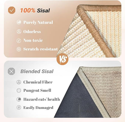 CHEERPALS Sisal Cat Scratcher Mat - Image 3