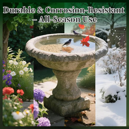 99.99% Pure Copper Bird Bath Disk, 2 Pack Triple-Point Support Design Lower - Image 7