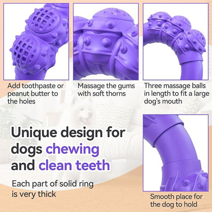 Indestructible Dog Chew Toys for Aggressive Chewers, Super Chewer Toys for - Image 4