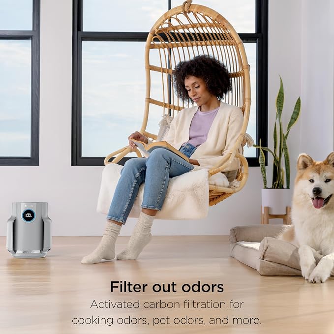 Shark Air Purifier for Home, NeverChange Compact Pro, for Bedroom, Home Office - Image 7
