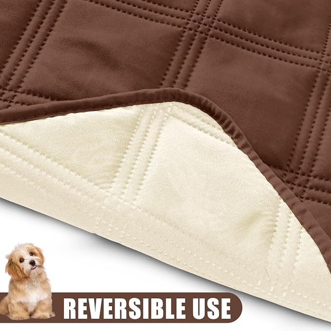 Smiry Waterproof Dog Bed Cover Blanket 40x80, Soft Reversible Pet Blanket - Image 3