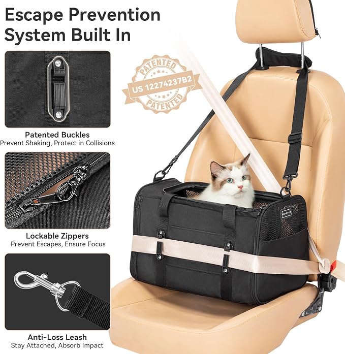 PETSFIT Soft-Sided Cat Carrier - Image 3