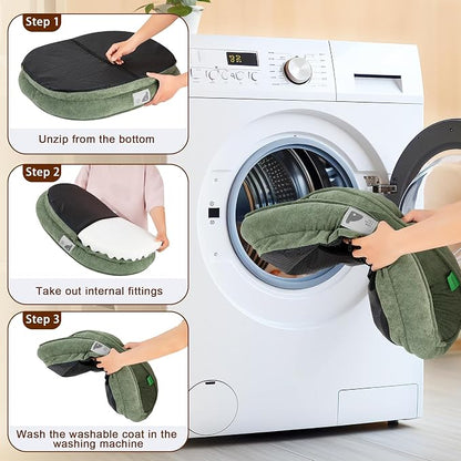 Orthopedic Dog Bed for Medium Dog, Washable - Image 7