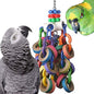 Super Bird Creations SB1107 Bagel Cascade Bird Toy, Large Bird Size, Refillable by SuperBirdCreations