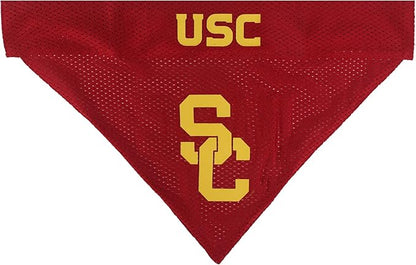 Pets First Collegiate Pet Accessories, Reversible Bandana, USC Trojans Size - Image 2