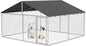 120"x 120" Outdoor Dog Enclosure Heavy Duty Dog Kennel House Mesh Dog Big Cage by Petony