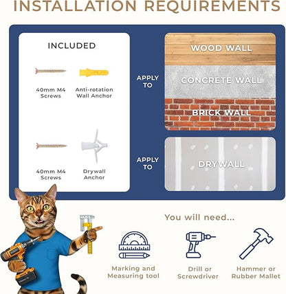 Space-Saving Cat Wall Shelves – Interactive Cat Wall Climber - Image 5