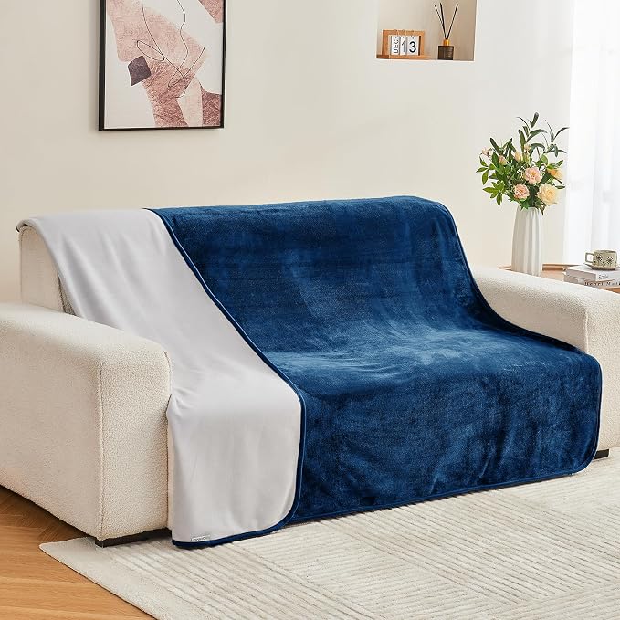 Waterproof Blanket 80"x90" for Adults, Reversible Waterproof Bed Cover for Dogs - Image 7